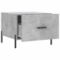 vidaXL Tavolino Salotto Grigio Cemento 50x50x40 cm Legno Multistrato