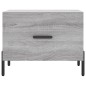 vidaXL Tavolino da Salotto Grigio Sonoma 50x50x40 cm Legno Multistrato