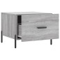vidaXL Tavolino da Salotto Grigio Sonoma 50x50x40 cm Legno Multistrato