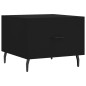 vidaXL Tavolino da Salotto Nero 50x50x40 cm in Legno Multistrato