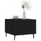 vidaXL Tavolino da Salotto Nero 50x50x40 cm in Legno Multistrato