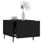 vidaXL Tavolino da Salotto Nero 50x50x40 cm in Legno Multistrato