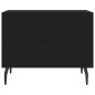 vidaXL Tavolino da Salotto Nero 50x50x40 cm in Legno Multistrato