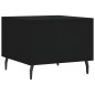 vidaXL Tavolino da Salotto Nero 50x50x40 cm in Legno Multistrato