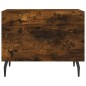vidaXL Tavolino da Salotto Rovere Fumo 50x50x40 cm Legno Multistrato