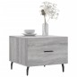 vidaXL Tavolino da Salotto Grigio Sonoma 50x50x40 cm Legno Multistrato