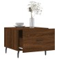 vidaXL Tavolino da Salotto Rovere Marrone 50x50x40cm Legno Multistrato