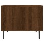 vidaXL Tavolino da Salotto Rovere Marrone 50x50x40cm Legno Multistrato