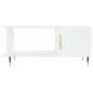 vidaXL Tavolino da Salotto Bianco 90x50x40 cm in Legno Multistrato