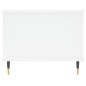 vidaXL Tavolino da Salotto Bianco 90x50x40 cm in Legno Multistrato