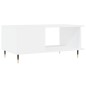 vidaXL Tavolino da Salotto Bianco 90x50x40 cm in Legno Multistrato