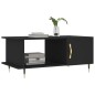 vidaXL Tavolino da Salotto Nero 90x50x40 cm in Legno Multistrato