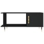 vidaXL Tavolino da Salotto Nero 90x50x40 cm in Legno Multistrato