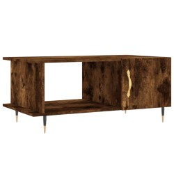 vidaXL Tavolino da Salotto Rovere Fumo 90x50x40cm in Legno Multistrato