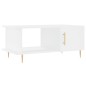 vidaXL Tavolino da Salotto Bianco 90x50x40 cm in Legno Multistrato