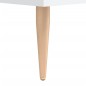 vidaXL Tavolino da Salotto Bianco 90x50x40 cm in Legno Multistrato