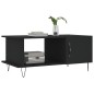 vidaXL Tavolino da Salotto Nero 90x50x40 cm in Legno Multistrato