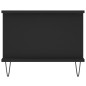 vidaXL Tavolino da Salotto Nero 90x50x40 cm in Legno Multistrato