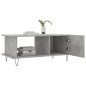 vidaXL Tavolino da Salotto Grigio Cemento 90x50x40cm Legno Multistrato