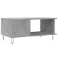 vidaXL Tavolino da Salotto Grigio Cemento 90x50x40cm Legno Multistrato