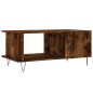 vidaXL Tavolino da Salotto Rovere Fumo 90x50x40cm in Legno Multistrato