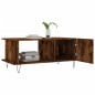 vidaXL Tavolino da Salotto Rovere Fumo 90x50x40cm in Legno Multistrato