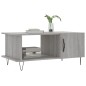 vidaXL Tavolino da Salotto Grigio Sonoma 90x50x40 cm Legno Multistrato