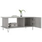 vidaXL Tavolino da Salotto Grigio Sonoma 90x50x40 cm Legno Multistrato