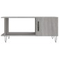 vidaXL Tavolino da Salotto Grigio Sonoma 90x50x40 cm Legno Multistrato