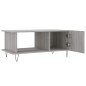 vidaXL Tavolino da Salotto Grigio Sonoma 90x50x40 cm Legno Multistrato