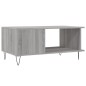 vidaXL Tavolino da Salotto Grigio Sonoma 90x50x40 cm Legno Multistrato