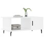 vidaXL Tavolino da Salotto Bianco 90x50x40 cm in Legno Multistrato