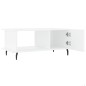 vidaXL Tavolino da Salotto Bianco 90x50x40 cm in Legno Multistrato