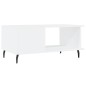 vidaXL Tavolino da Salotto Bianco 90x50x40 cm in Legno Multistrato