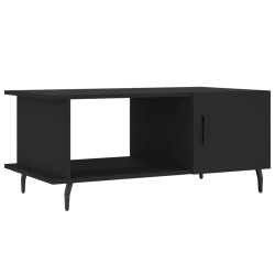vidaXL Tavolino da Salotto Nero 90x50x40 cm in Legno Multistrato
