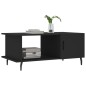 vidaXL Tavolino da Salotto Nero 90x50x40 cm in Legno Multistrato