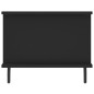 vidaXL Tavolino da Salotto Nero 90x50x40 cm in Legno Multistrato