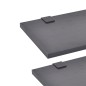 Mobili da Bagno con Lavabo Set 9 pz Nero Mobili da Bagno con Lavabo Set 9 pz Nero