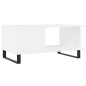 vidaXL Tavolino da Salotto Bianco 90x50x40 cm in Legno Multistrato