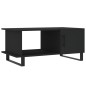 vidaXL Tavolino da Salotto Nero 90x50x40 cm in Legno Multistrato