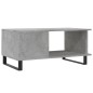 vidaXL Tavolino da Salotto Grigio Cemento 90x50x40cm Legno Multistrato