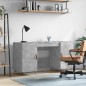 vidaXL Scrivania Grigio Cemento 140x50x75 cm in Legno Multistrato vidaXL Scrivania Grigio Cemento 140x50x75 cm in Legno Multistrato