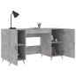 vidaXL Scrivania Grigio Cemento 140x50x75 cm in Legno Multistrato vidaXL Scrivania Grigio Cemento 140x50x75 cm in Legno Multistrato