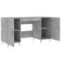 vidaXL Scrivania Grigio Cemento 140x50x75 cm in Legno Multistrato vidaXL Scrivania Grigio Cemento 140x50x75 cm in Legno Multistrato