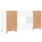 vidaXL Scrivania Bianca 140x50x75 cm in Legno Multistrato vidaXL Scrivania Bianca 140x50x75 cm in Legno Multistrato