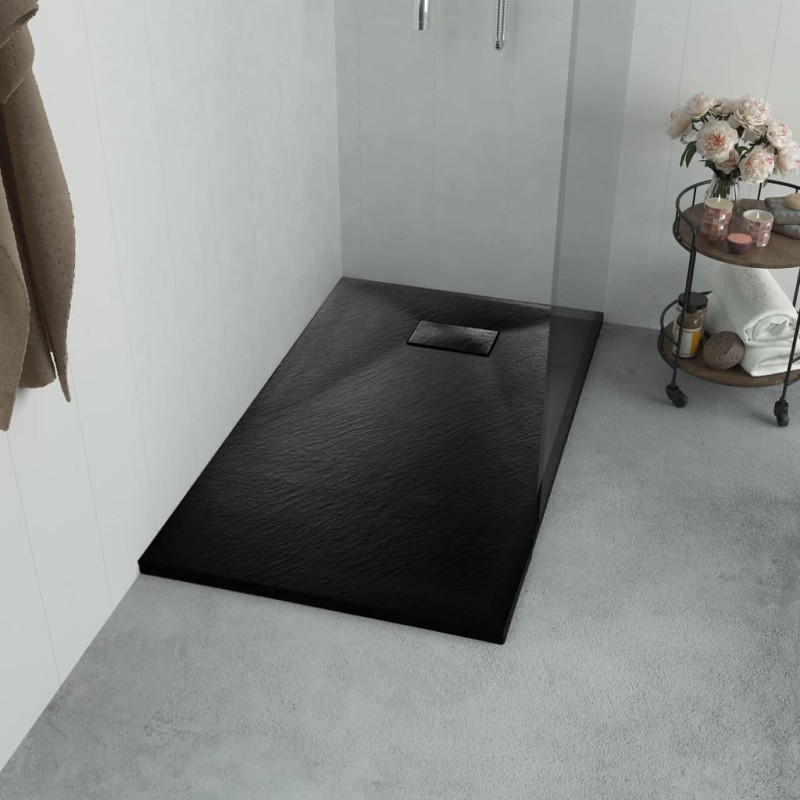 Piatto Doccia in SMC Nero 90x70 cm Piatto Doccia in SMC Nero 90x70 cm