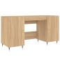 vidaXL Scrivania Rovere Sonoma 140x50x75 cm in Legno Multistrato vidaXL Scrivania Rovere Sonoma 140x50x75 cm in Legno Multistrato