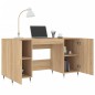vidaXL Scrivania Rovere Sonoma 140x50x75 cm in Legno Multistrato vidaXL Scrivania Rovere Sonoma 140x50x75 cm in Legno Multistrato