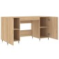 vidaXL Scrivania Rovere Sonoma 140x50x75 cm in Legno Multistrato vidaXL Scrivania Rovere Sonoma 140x50x75 cm in Legno Multistrato