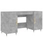 vidaXL Scrivania Grigio Cemento 140x50x75 cm in Legno Multistrato vidaXL Scrivania Grigio Cemento 140x50x75 cm in Legno Multistrato